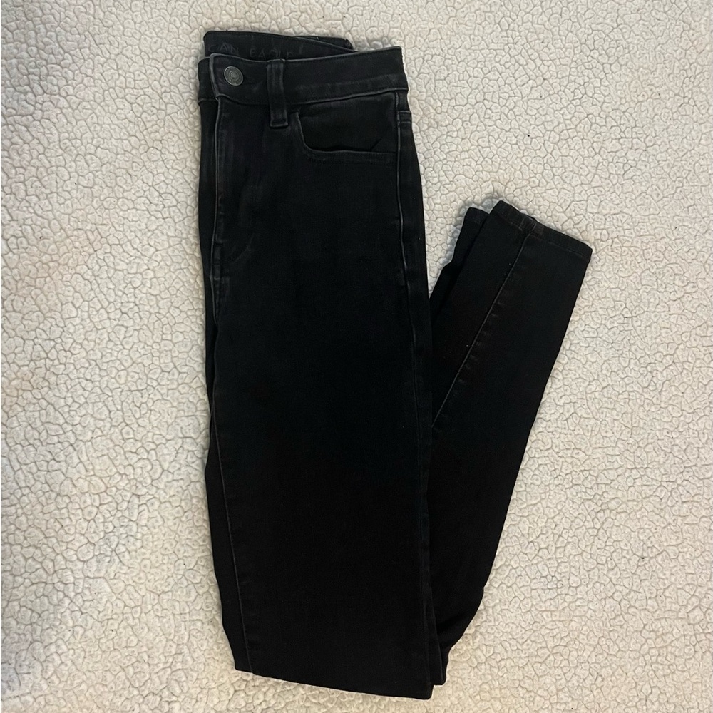 Black womens size 2 skinny jeans